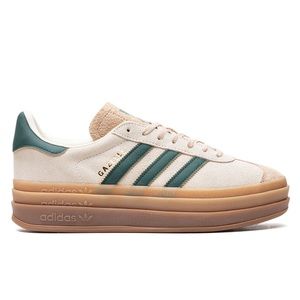 NIB adidas Gazelle Bold “Cream Collegiate/Green” Sneakers SIZE 8.5 (Fits 9.5)